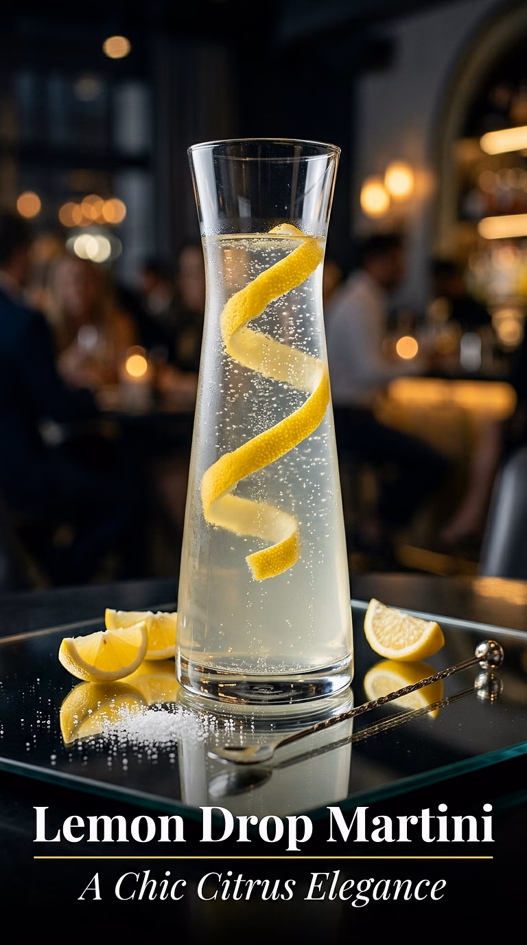 Lemon Drop Martini Pitcher