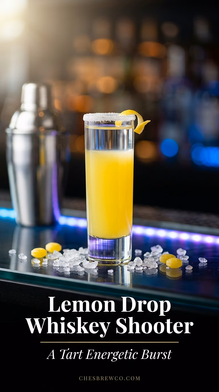 Lemon Drop Whiskey Shooter