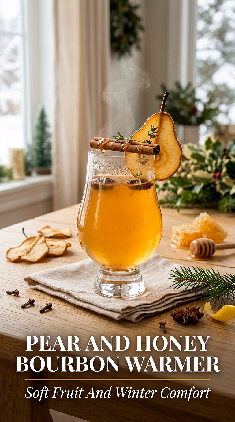 Pear And Honey Bourbon Warmer
