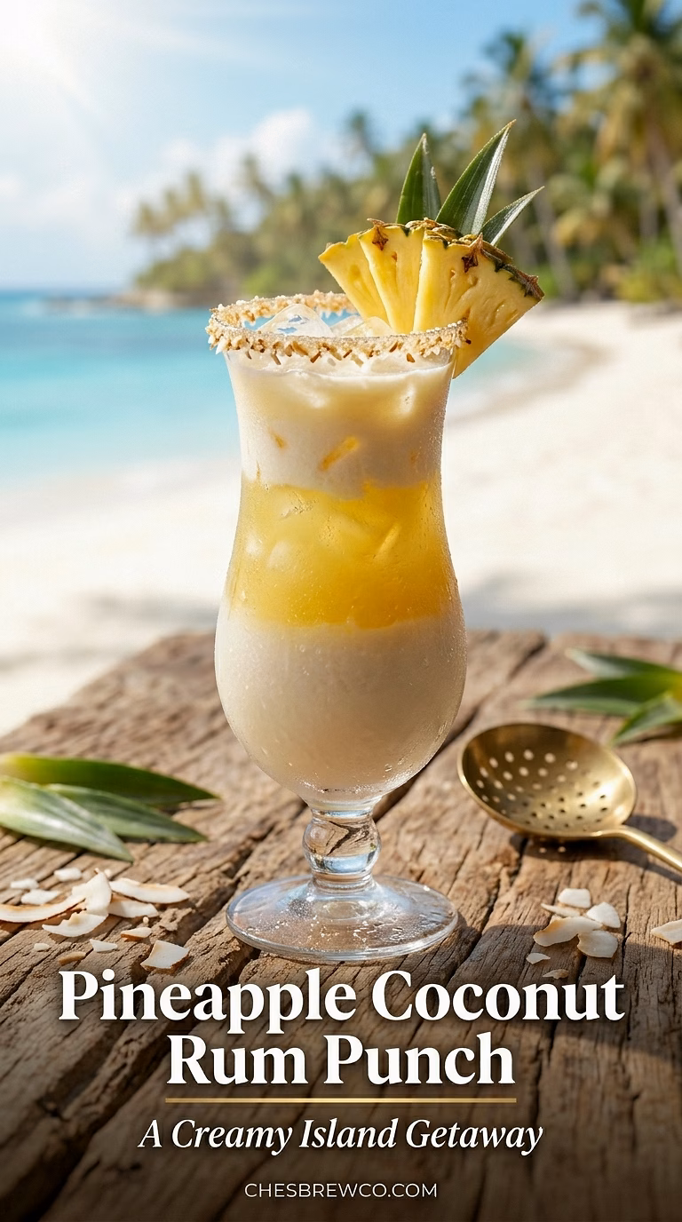 Pineapple Coconut Rum Punch