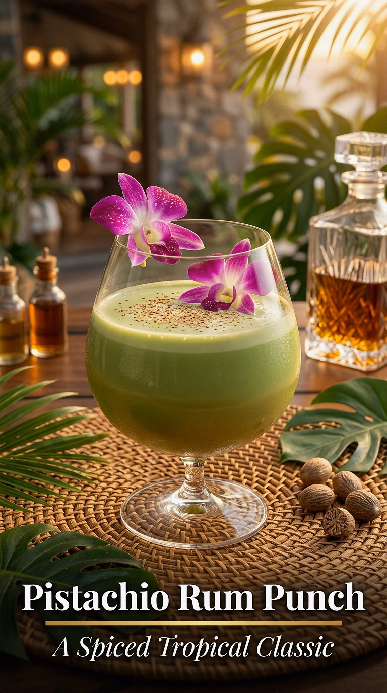 Pistachio Rum Punch