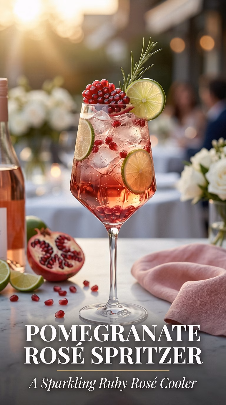 Pomegranate Rosé Spritzer