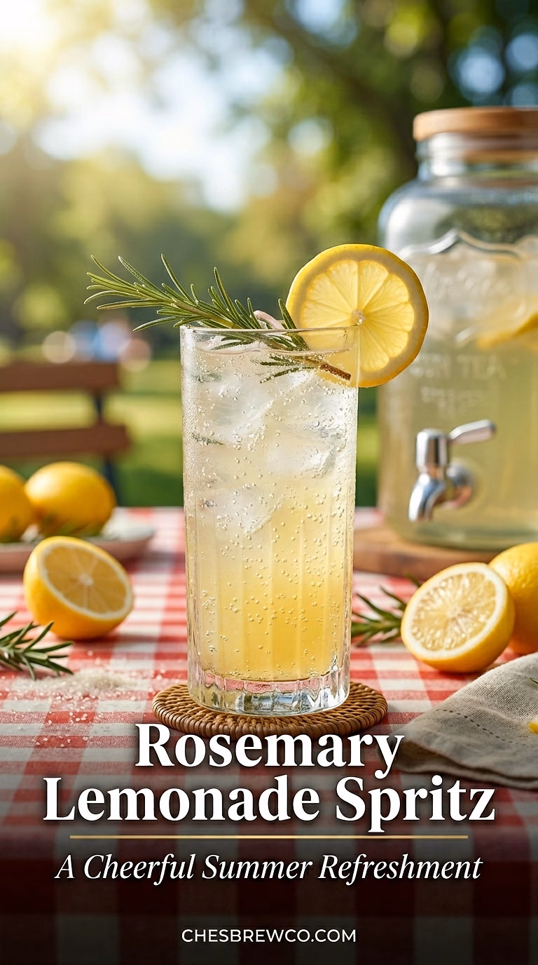 Rosemary Lemonade Spritz (Mocktail)