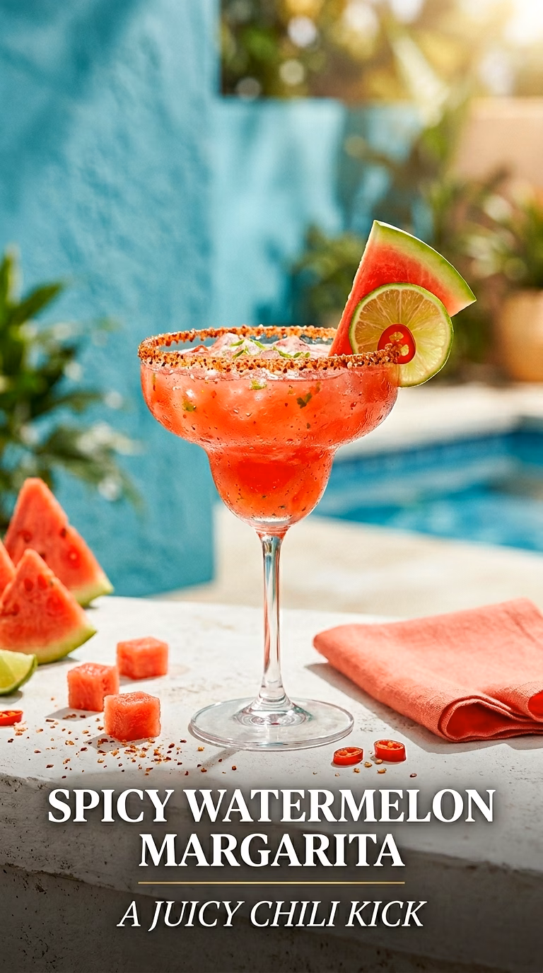 Spicy Watermelon Margarita