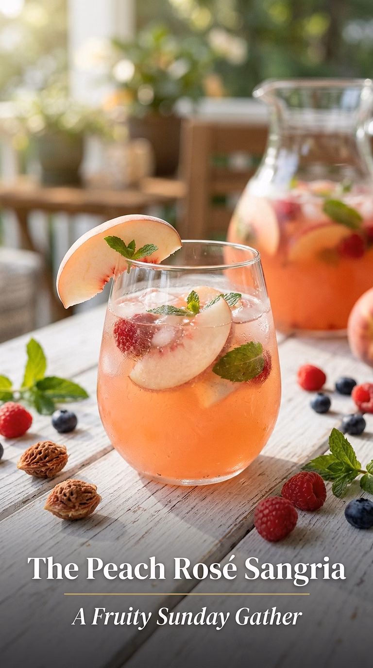 The Peach Rosé Sangria