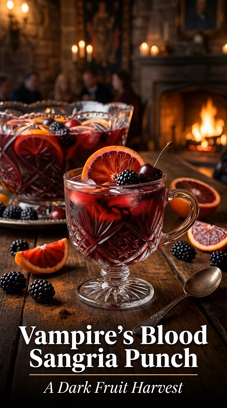 Vampire's Blood Sangria Punch