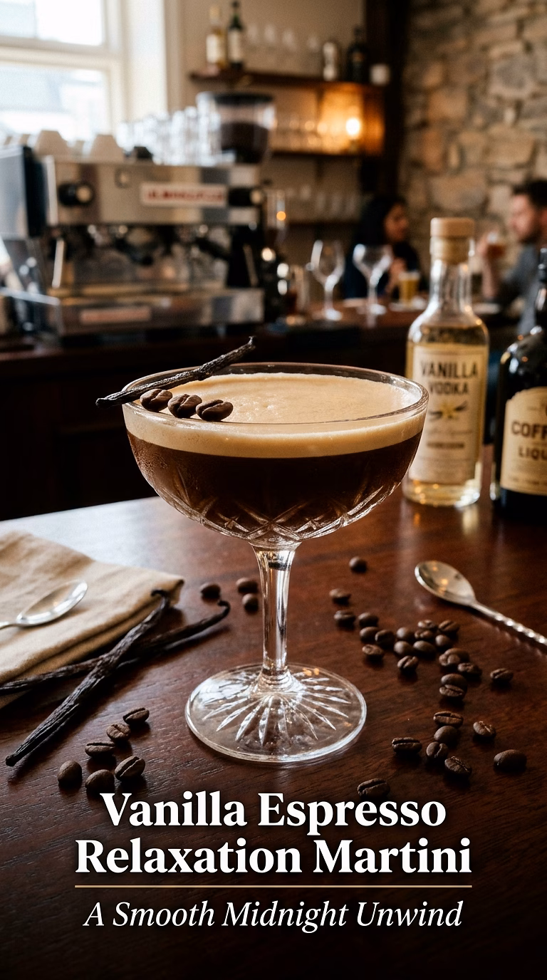 Vanilla Espresso Relaxation Martini