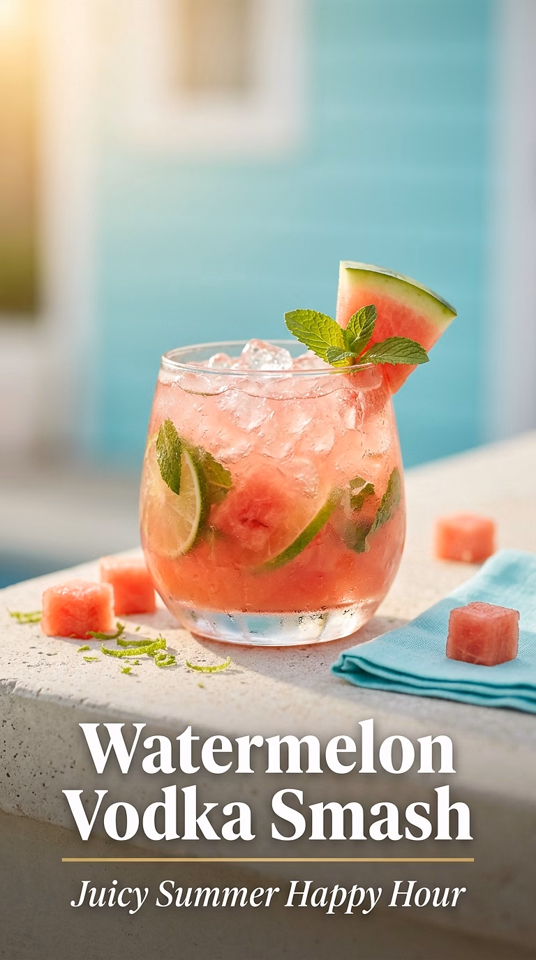 Watermelon Vodka Smash