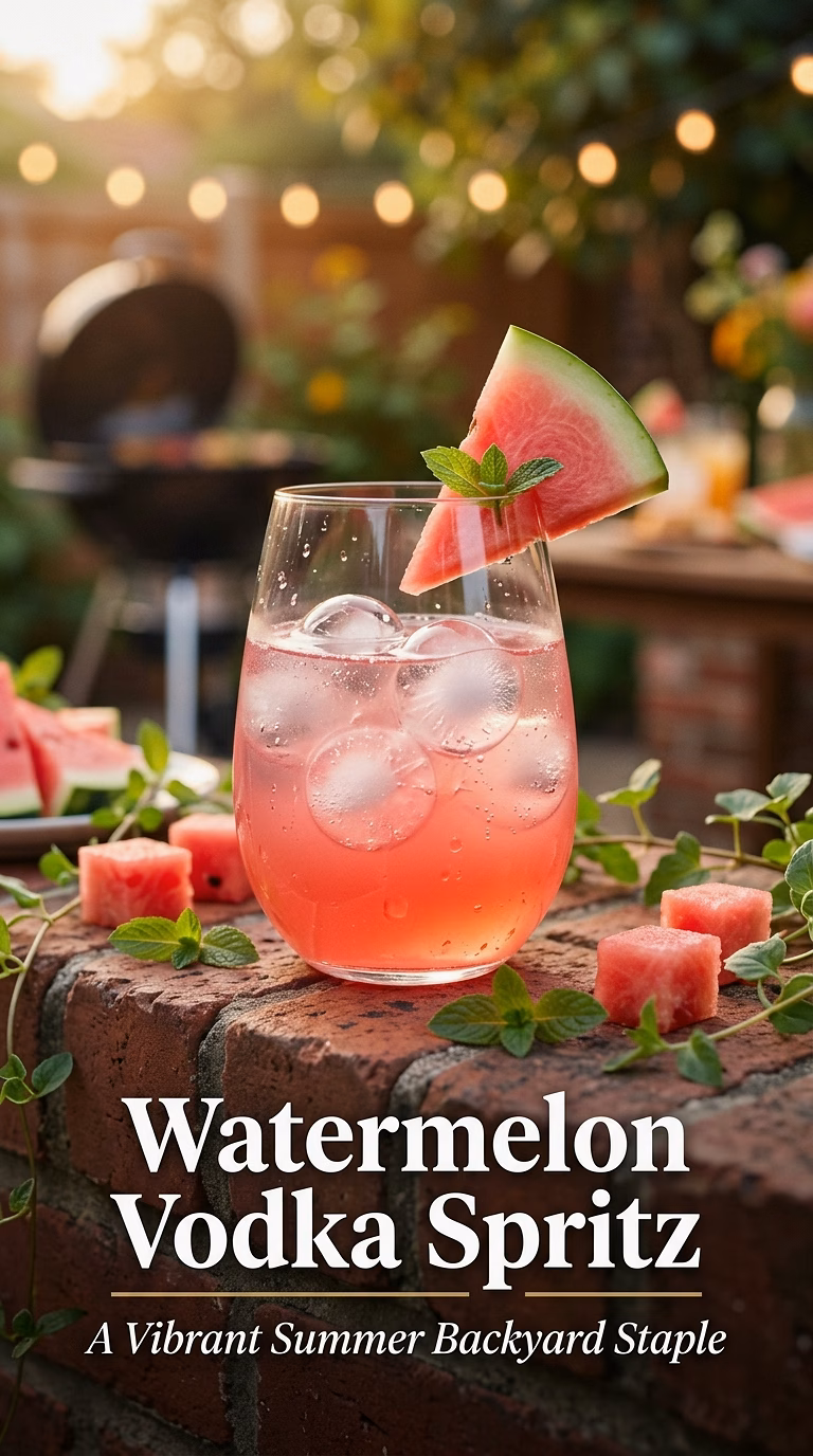 Watermelon Vodka Spritz