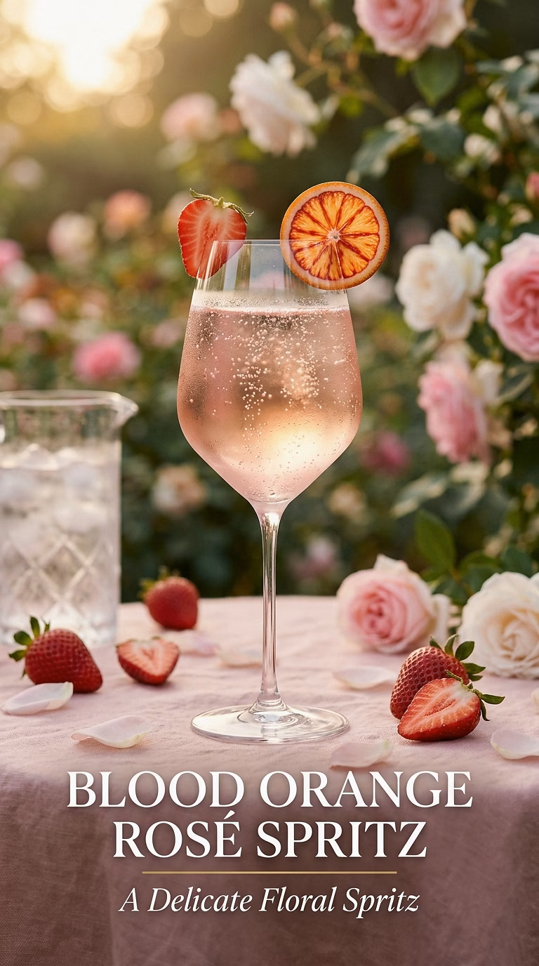 Blood Orange Rosé Spritz