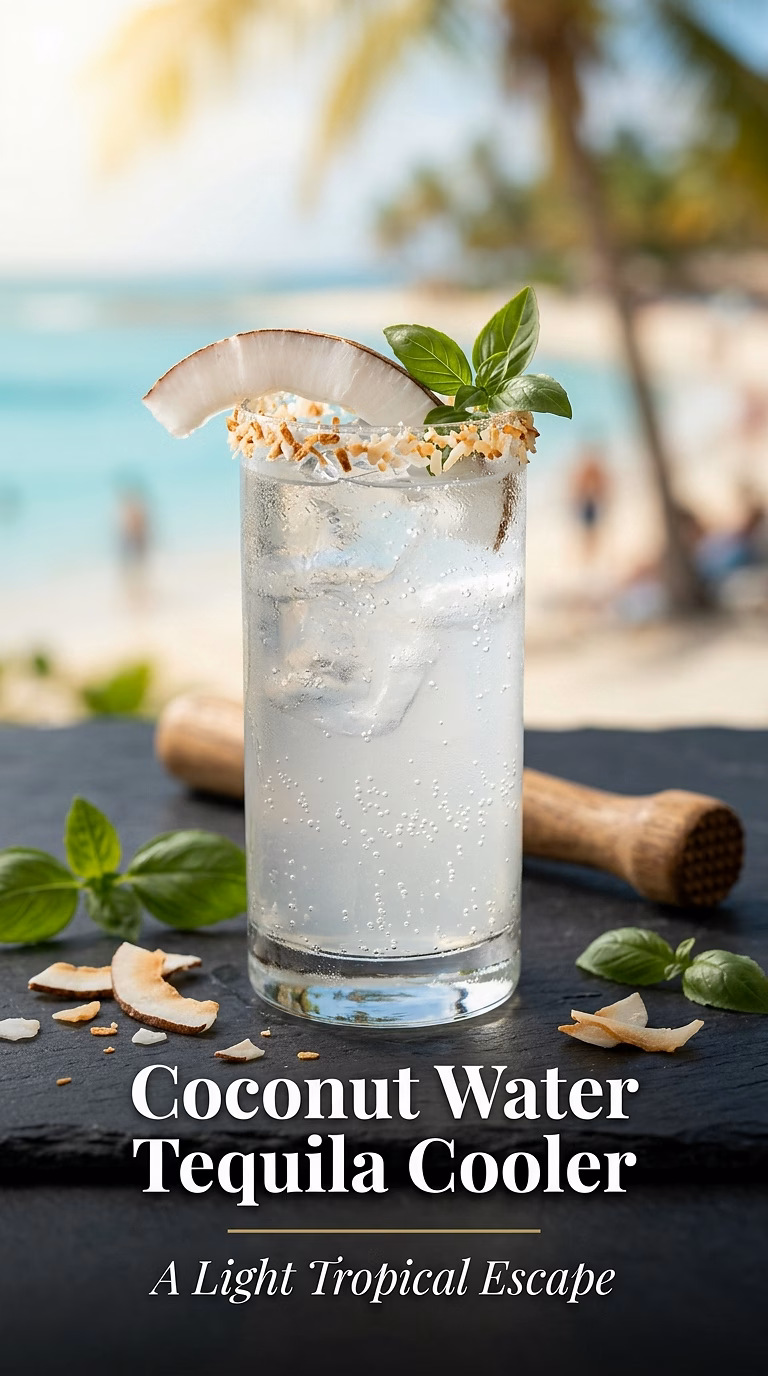 Coconut Water Tequila Cooler