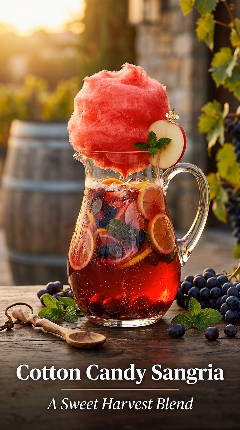 Cotton Candy Sangria Pitcher