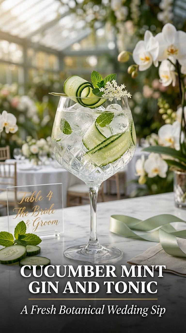 Cucumber Mint Gin and Tonic