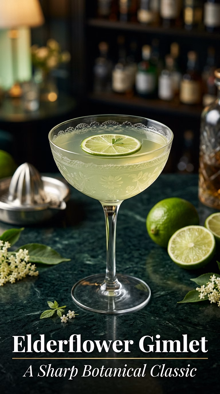 Elderflower Gimlet