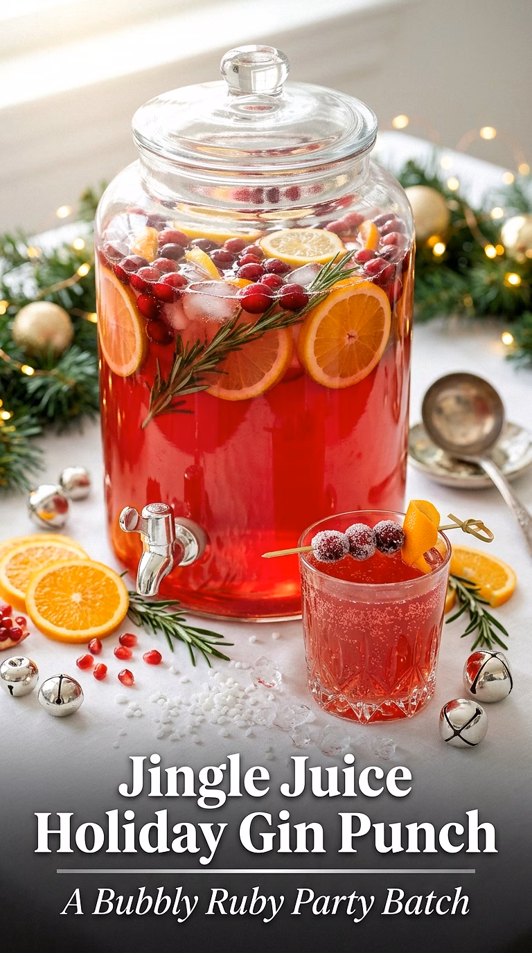 Jingle Juice Holiday Gin Punch