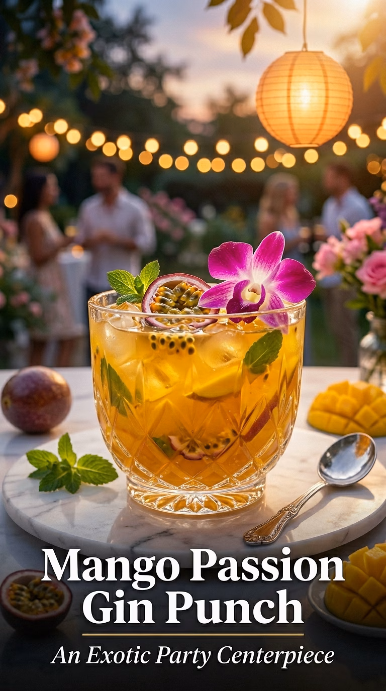 Mango Passion Gin Punch