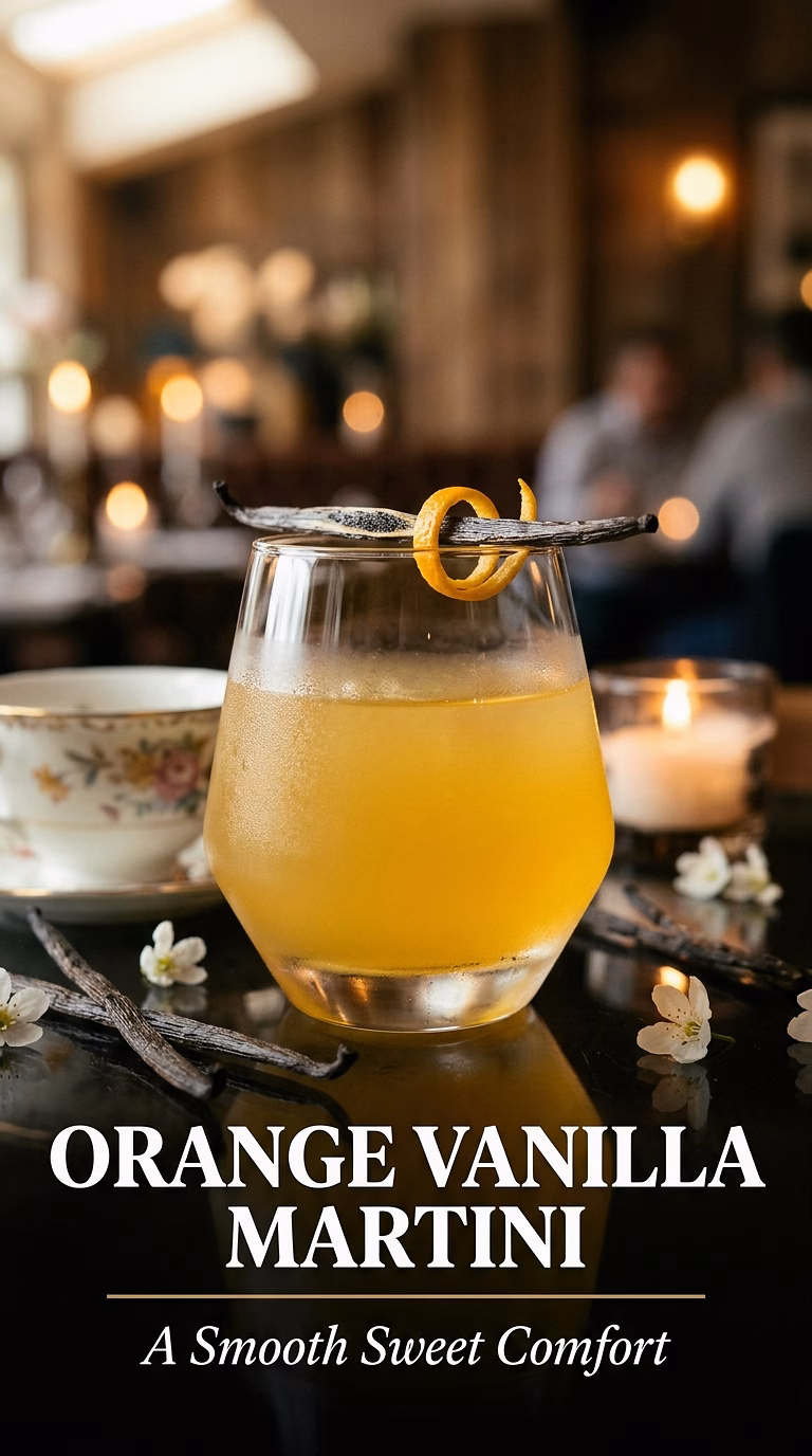 Orange Vanilla Martini