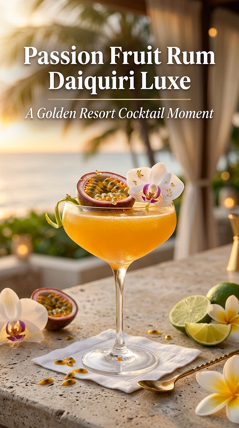 Passion Fruit Rum Daiquiri Luxe