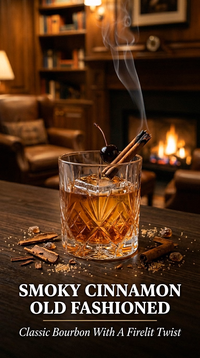 Smoky Cinnamon Old Fashioned