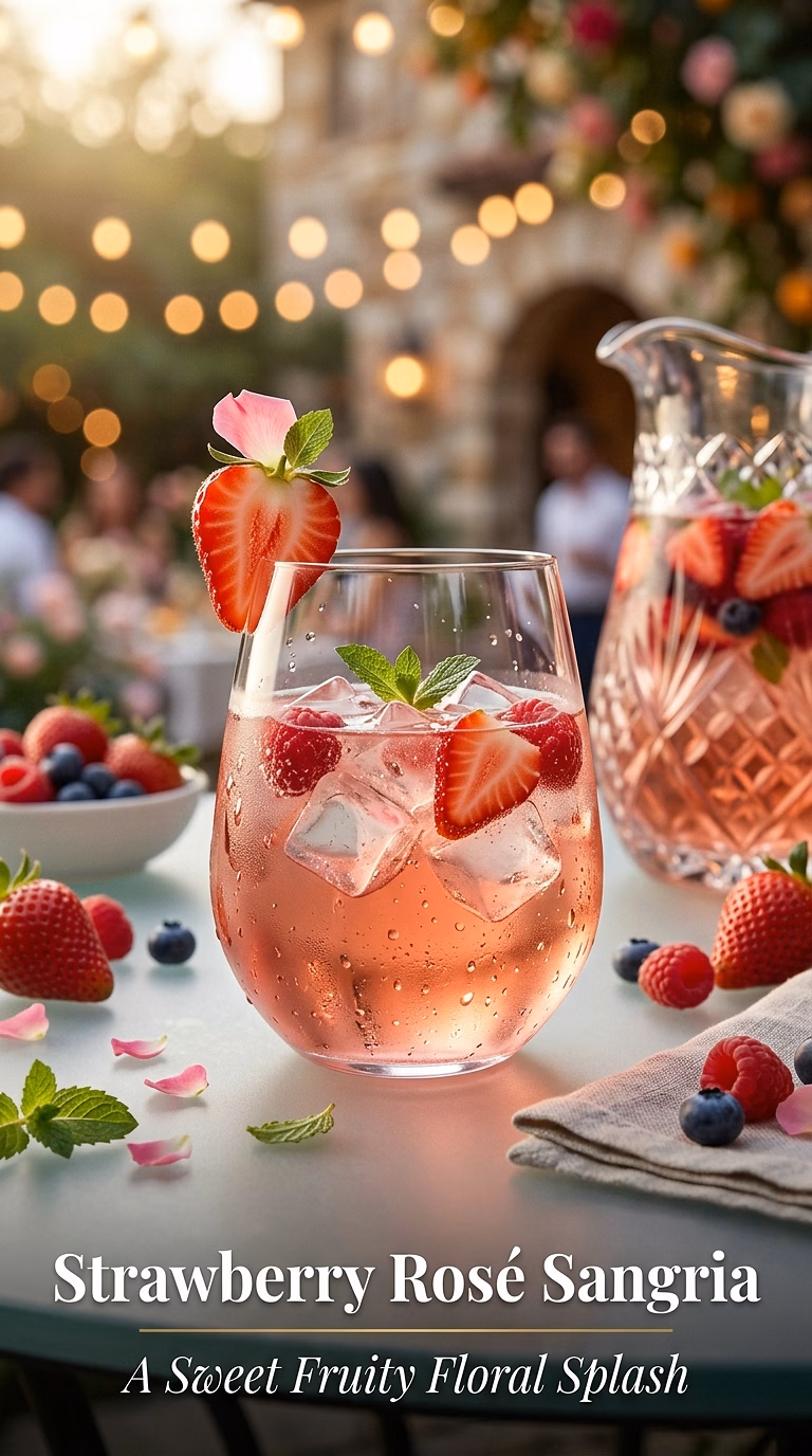 Strawberry Rosé Sangria
