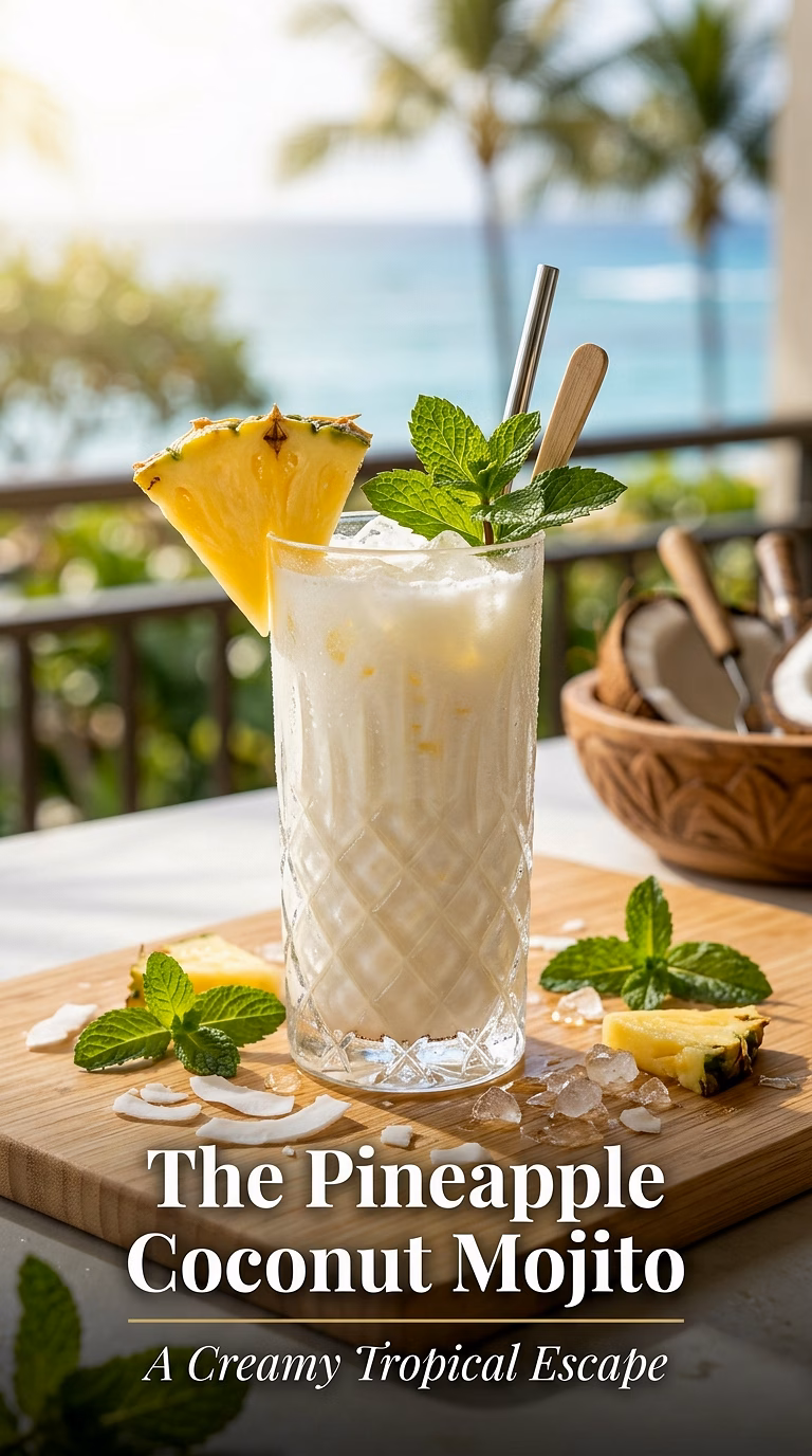 The Pineapple Coconut Mojito