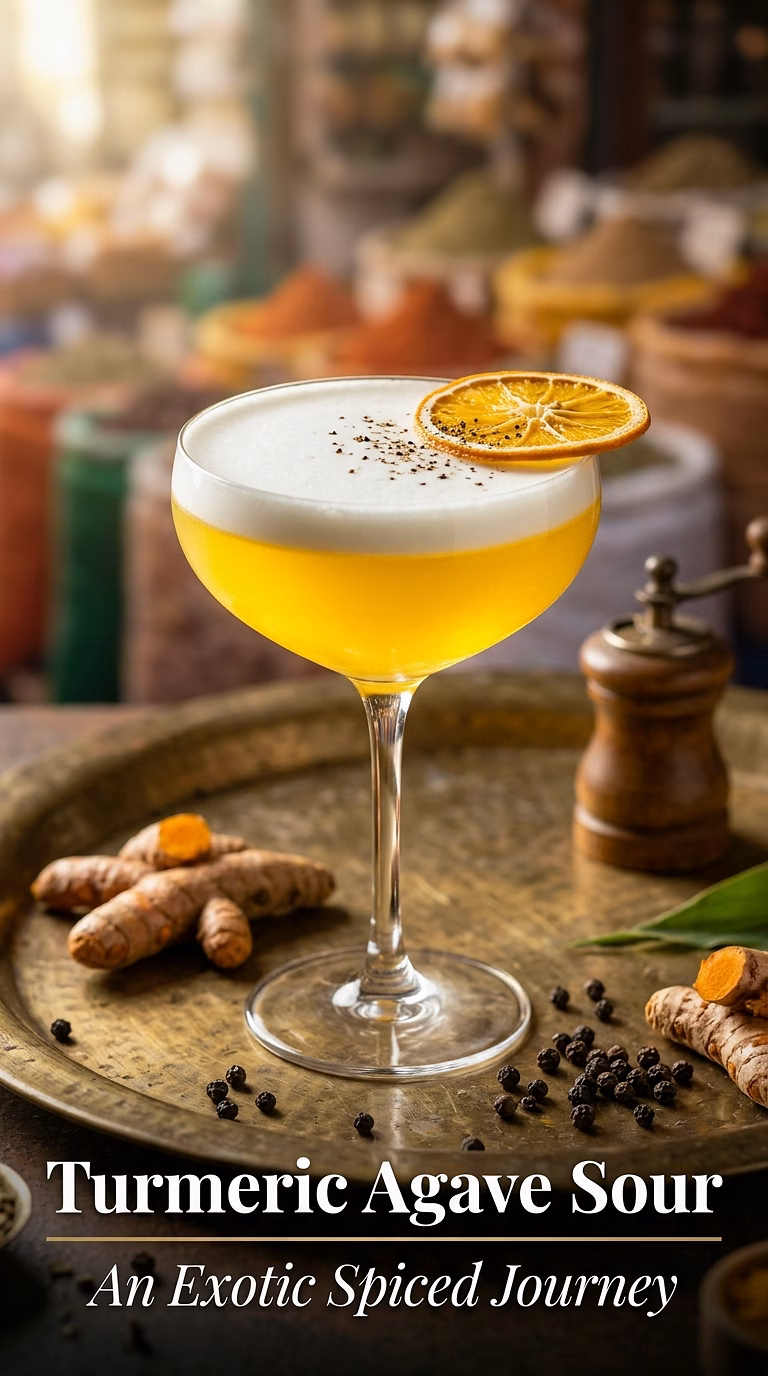 Turmeric Agave Sour