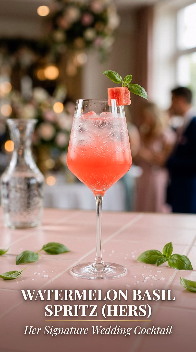 Watermelon Basil Spritz (Hers)