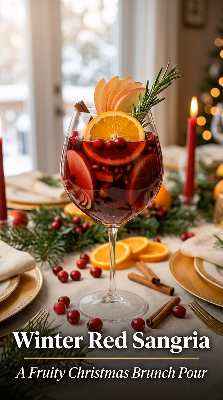 Winter Red Sangria