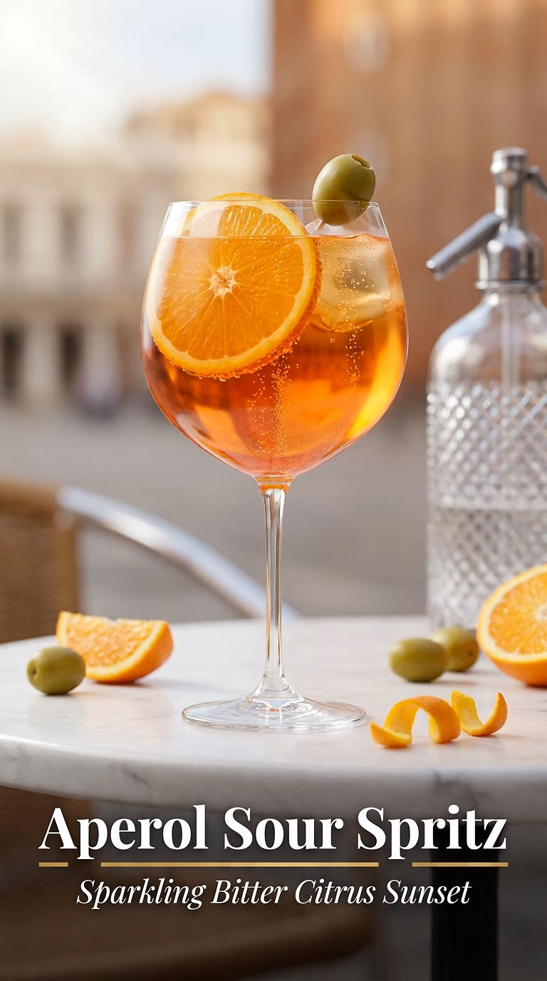 Aperol Sour Spritz