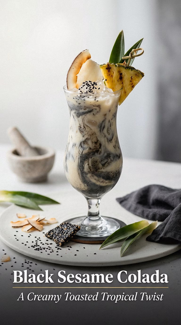 Black Sesame Colada