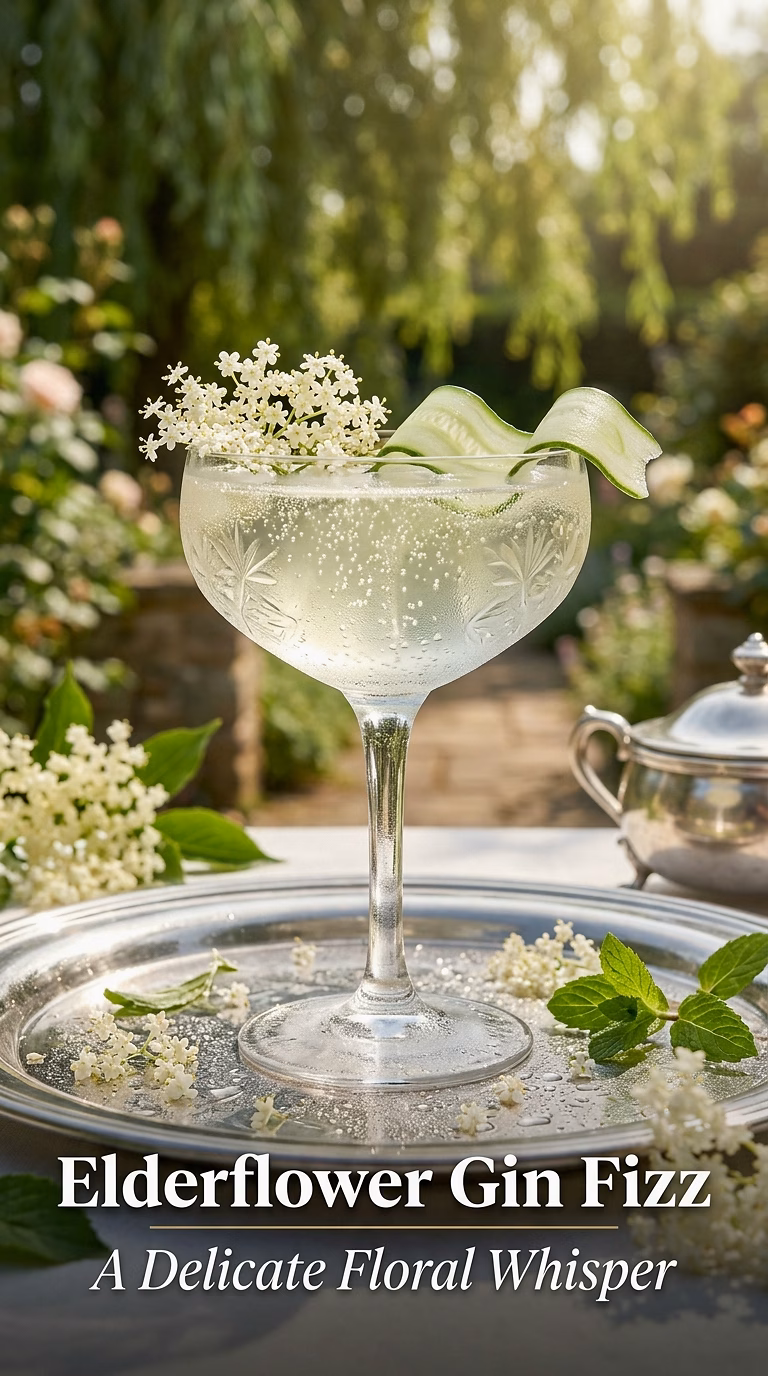 Elderflower Gin Fizz