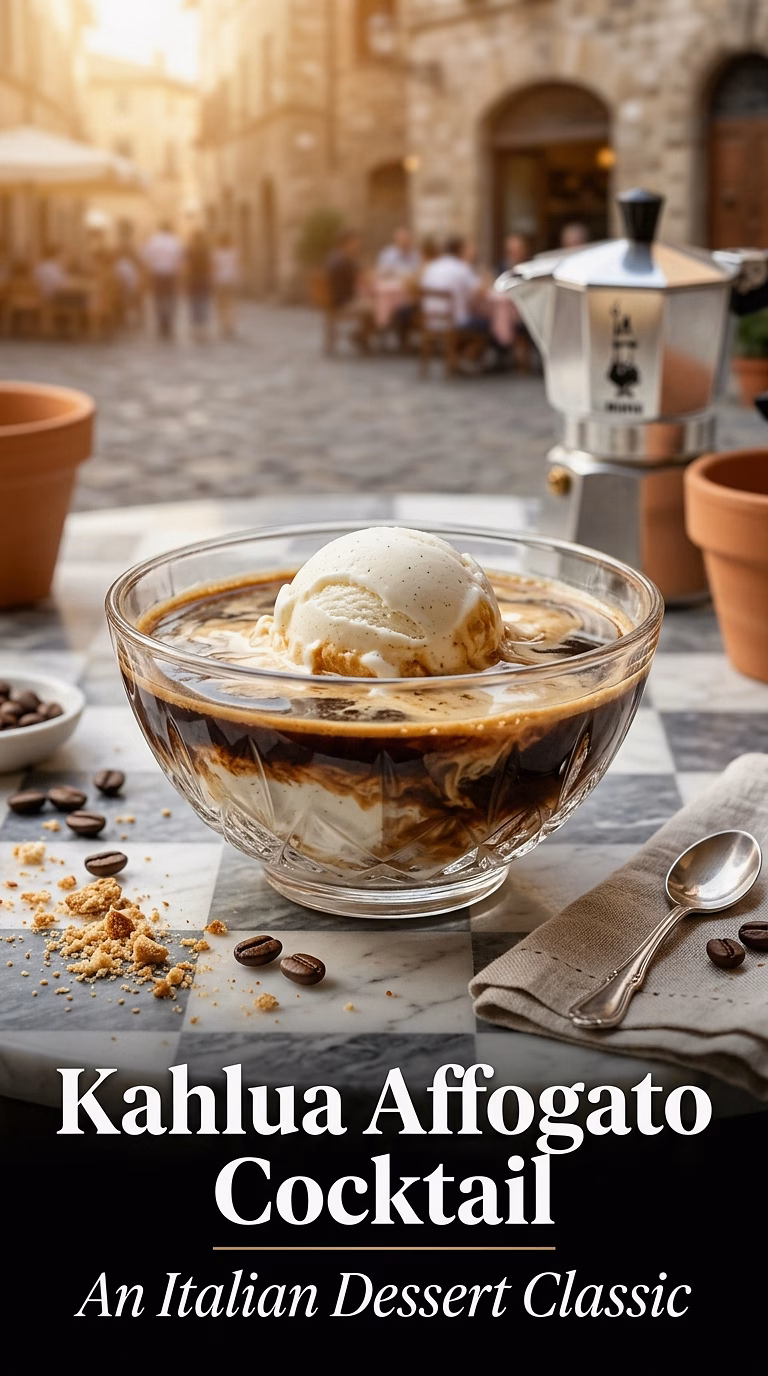Kahlua Affogato Cocktail