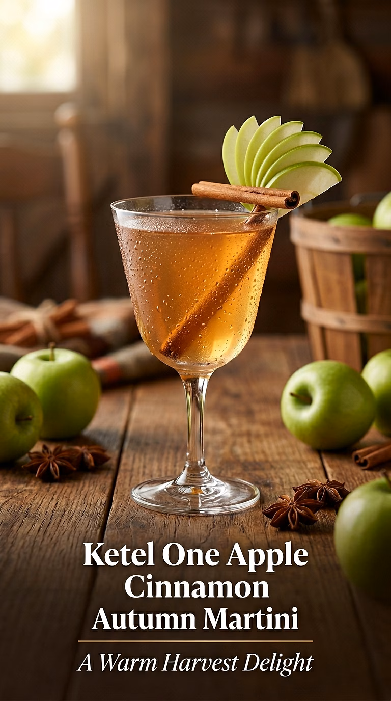 Ketel One Apple Cinnamon Autumn Martini