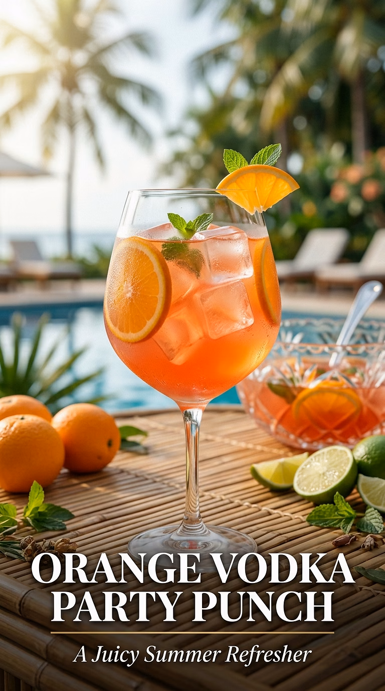 Orange Vodka Party Punch