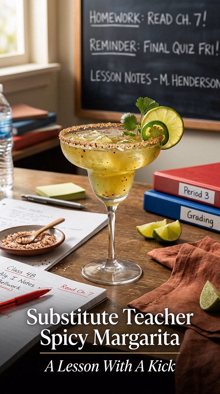 Substitute Teacher Spicy Margarita