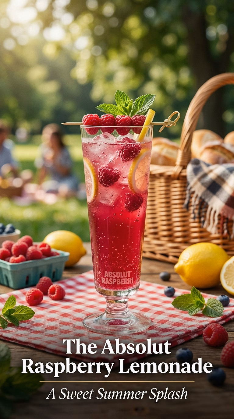 The Absolut Raspberry Lemonade