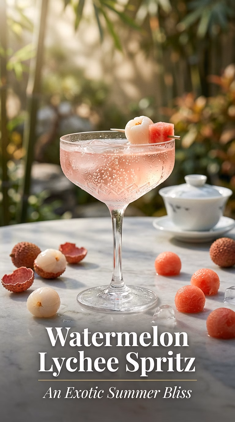 Watermelon Lychee Spritz