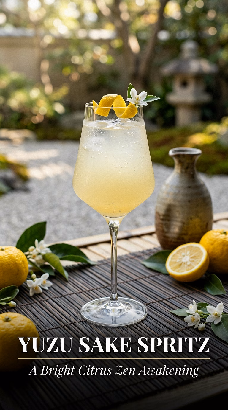 Yuzu Sake Spritz