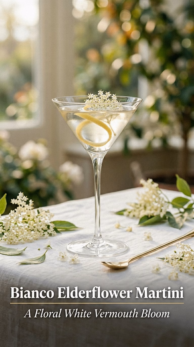 Bianco Elderflower Martini