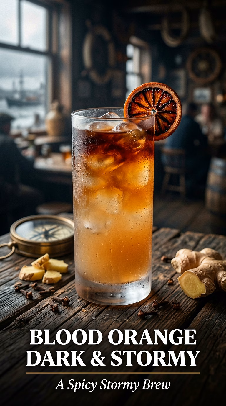 Blood Orange Dark and Stormy