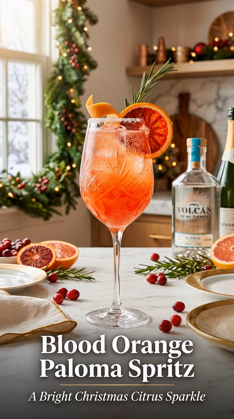 Blood Orange Paloma Spritz