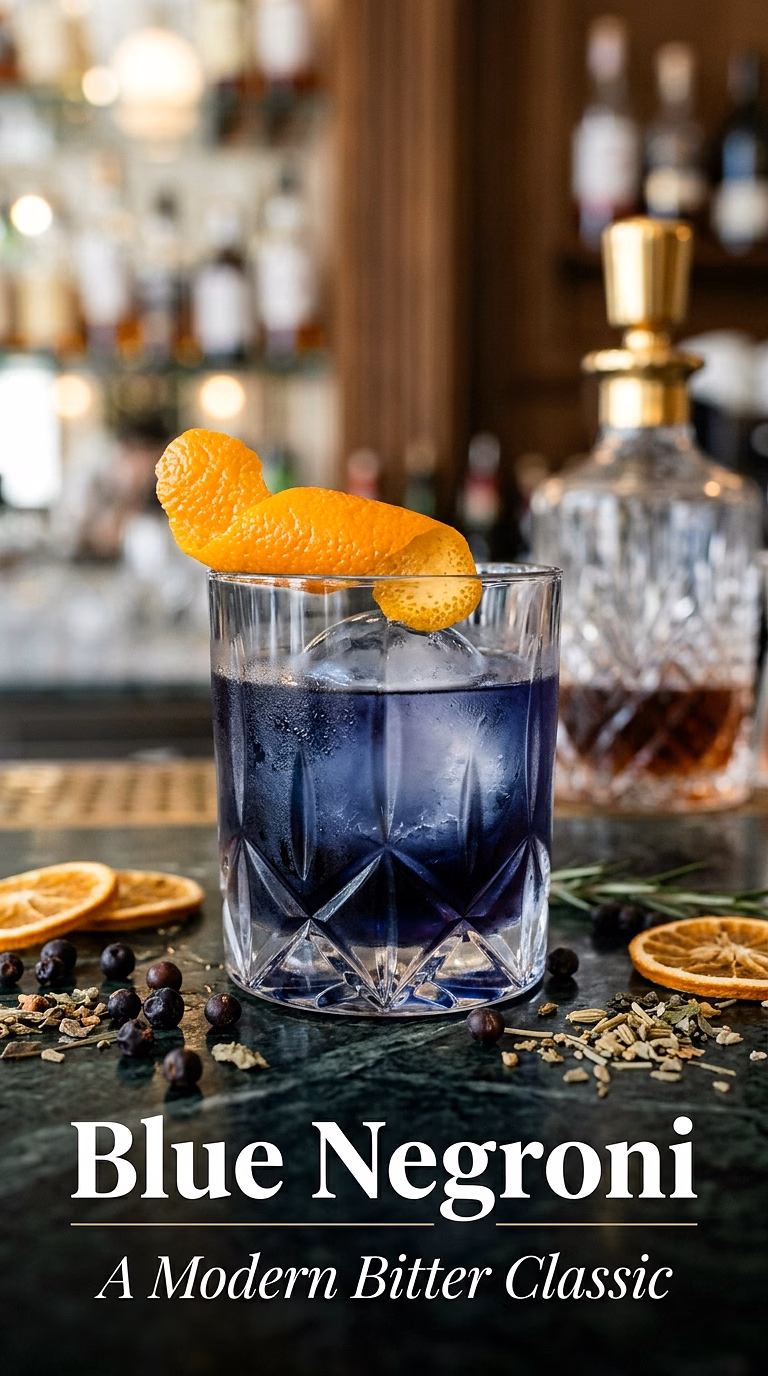 Blue Negroni