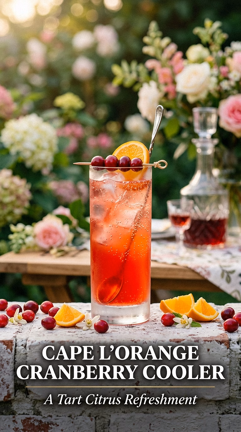 Cape L'Orange Cranberry Cooler