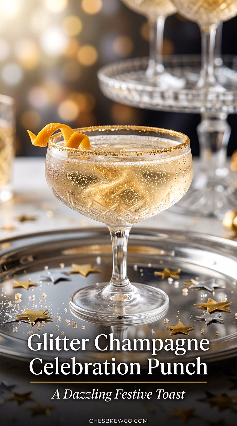 Glitter Champagne Celebration Punch