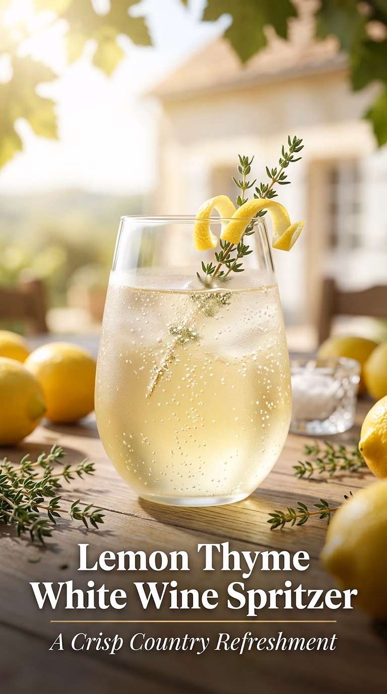 Lemon Thyme White Wine Spritzer