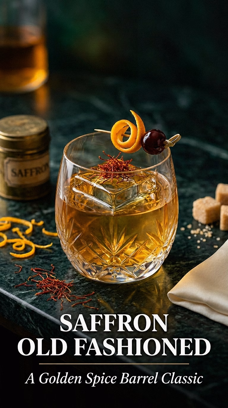 Saffron Old Fashioned