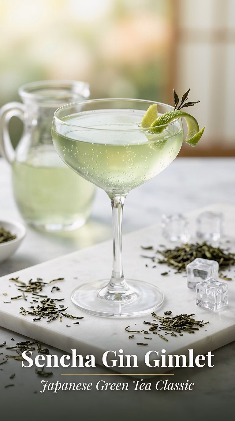 Sencha Gin Gimlet