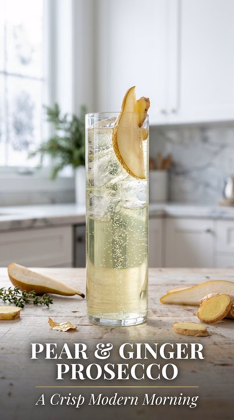 Sparkling Pear And Ginger Prosecco