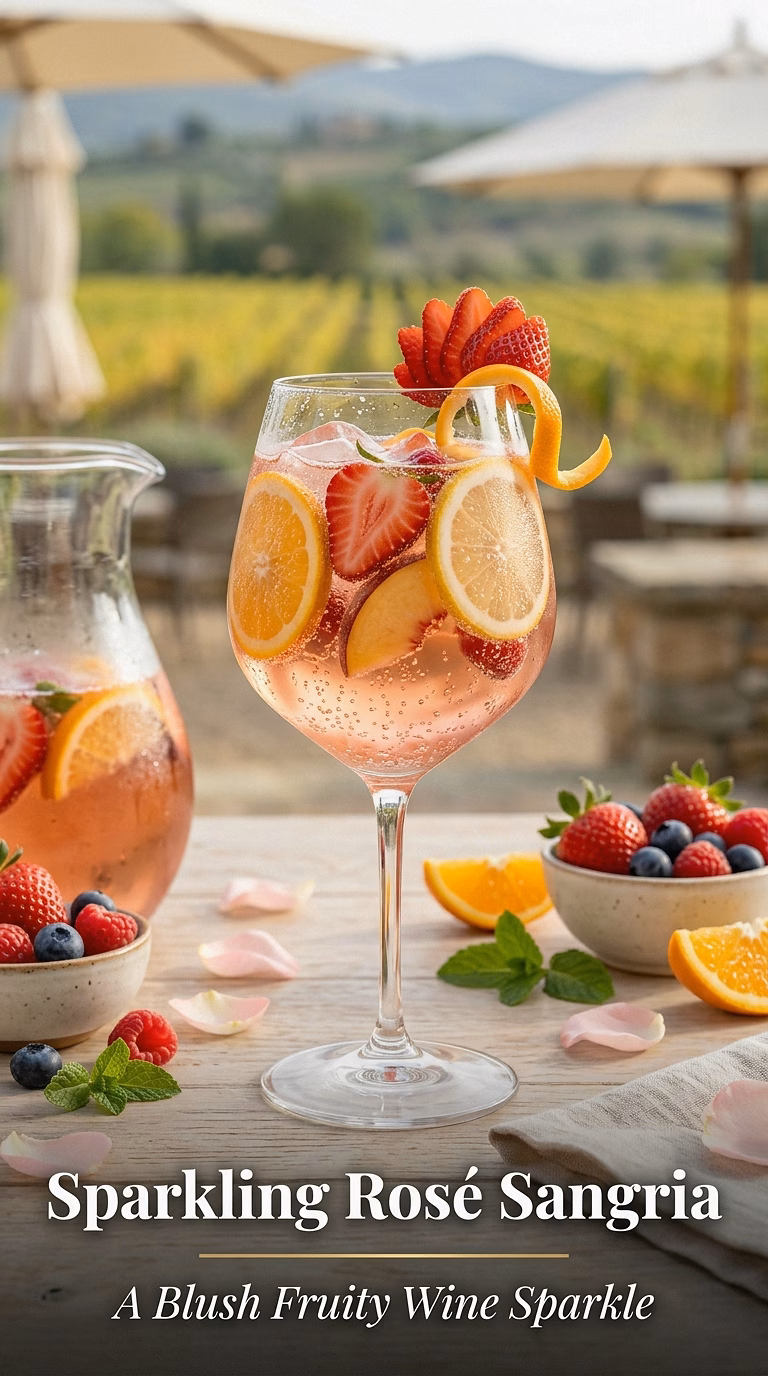 Sparkling Rosé Sangria