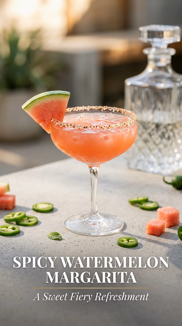Spicy Watermelon Margarita